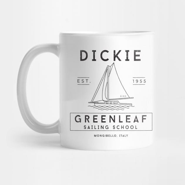 Dickie Greenleaf Sailing School Est. 1955 - modern vintage logo by BodinStreet